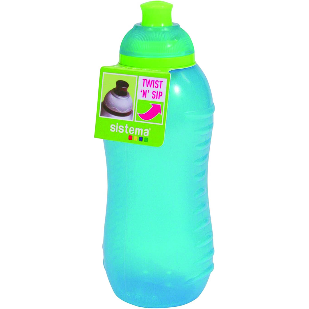 زجاجة مياه ضغط سيستيما - 330 مللي - أزرق