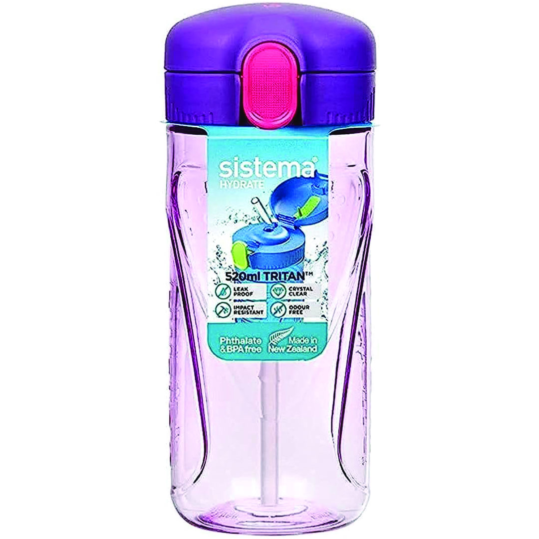 زجاجة مياه سيستيما بشاليمو - 520 مللي - بنفسجي