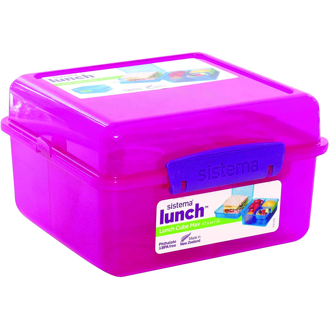 لانش بوكس سيستيما - 2 لتر - بينك