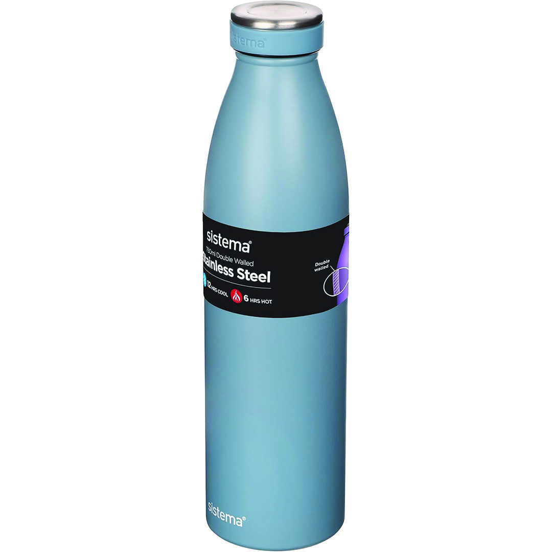 زجاجة شرب ستانلس ستيل - 750 مللي - لبني