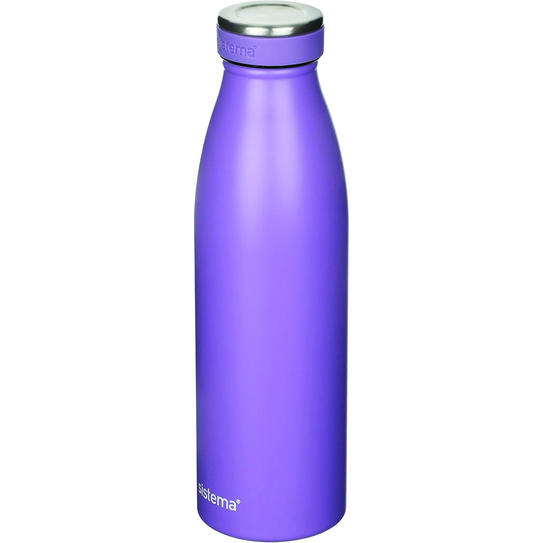 زجاجة مياه ستانلس ستيل سيستيما - 500 مللي - بنفسجي