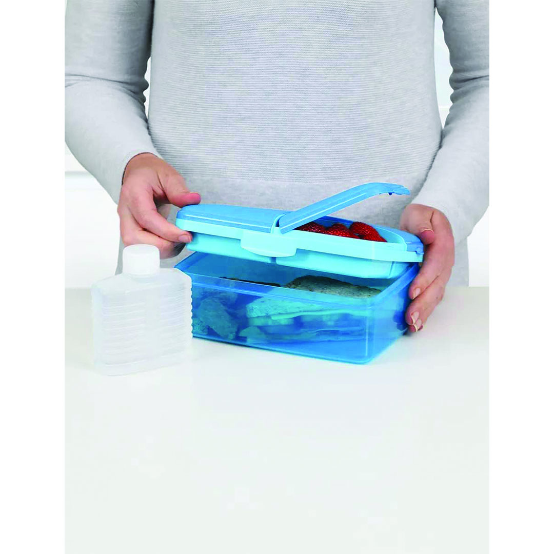 لانش بوكس رباعي سيستيما - 1.5 لتر - أزرق