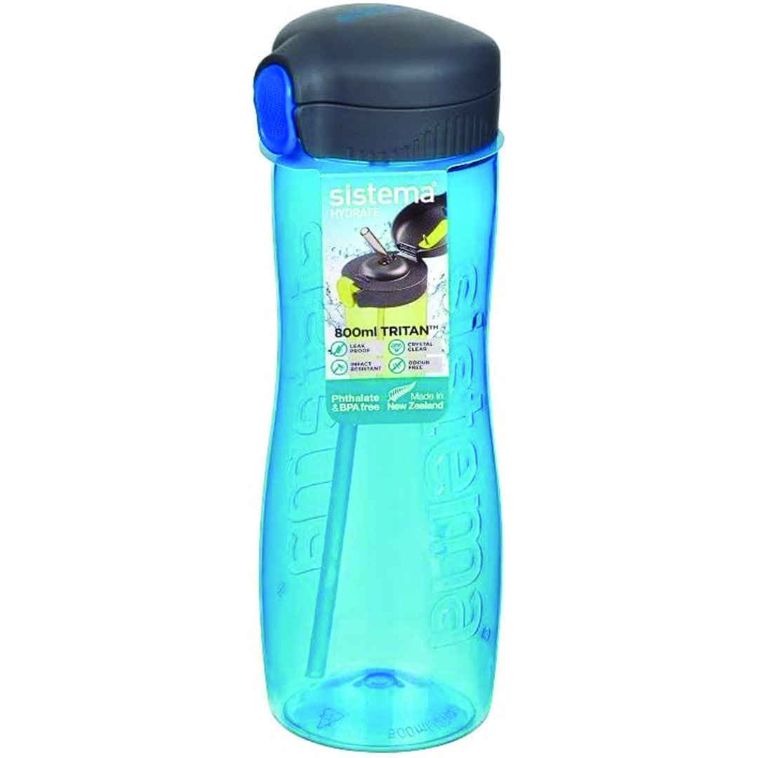 زجاجة مياه سيستيما بشاليمو - 800 مللي - أزرق