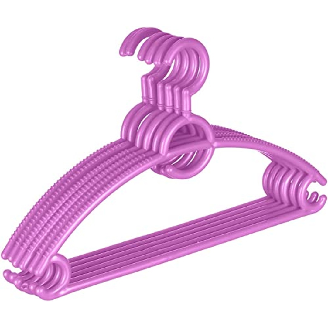 6 قطع شماعات للملابس - ألوان متعددة