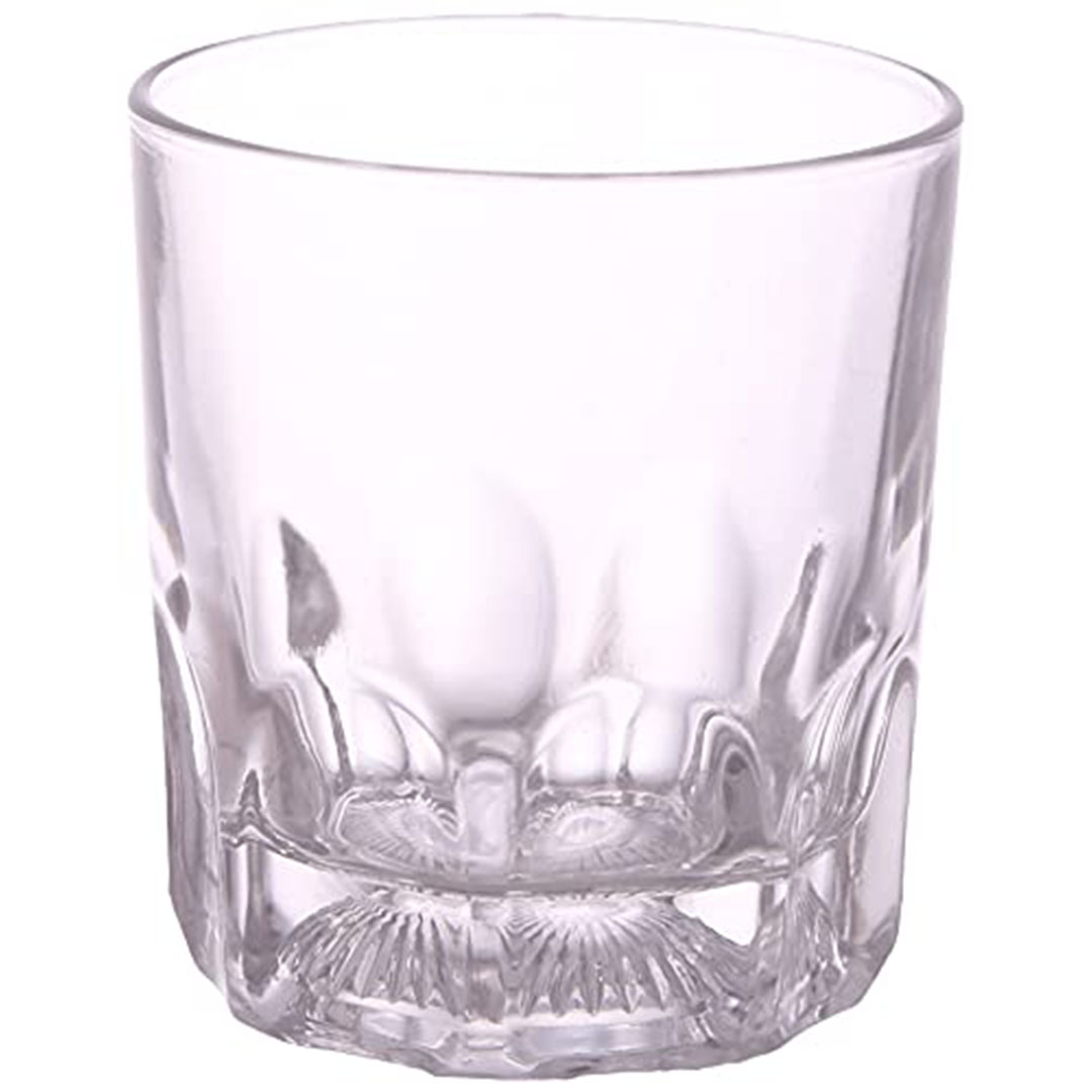 طقم اكواب زجاجي صغير - 6 قطع - 210 مل