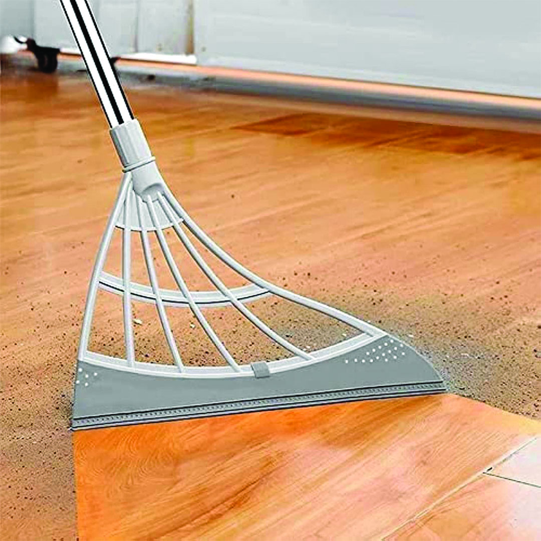 ممسحة تنظيف الزجاج و الأرضيات - رمادي