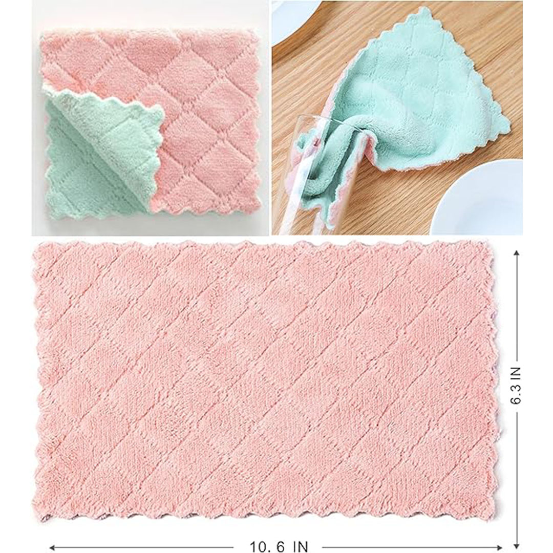 فوط مطبخ قماش - 5 قطع