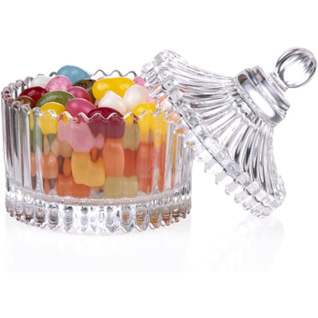 بونبونيرة زجاجية بغطاء البانيا - 90 مل