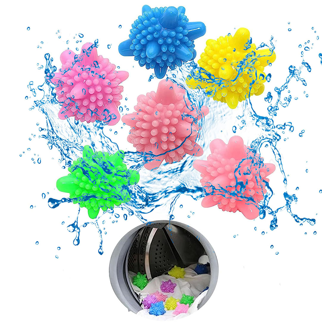 كرات غسيل للغسالة -4 قطعة - قابلة لإعادة الاستخدام