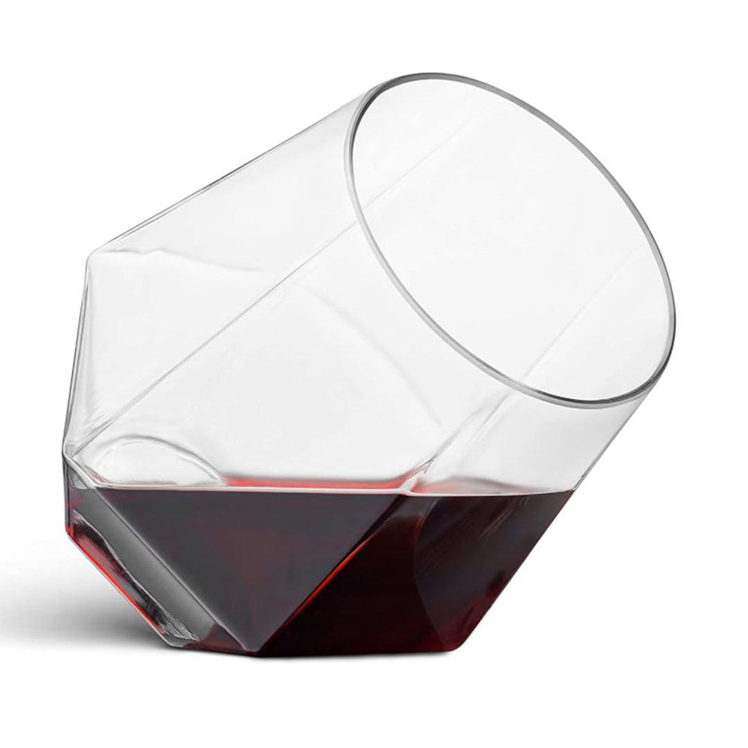 مجموعة أكواب مضلعة شكل سداسي - 6 قطع - 354 مل