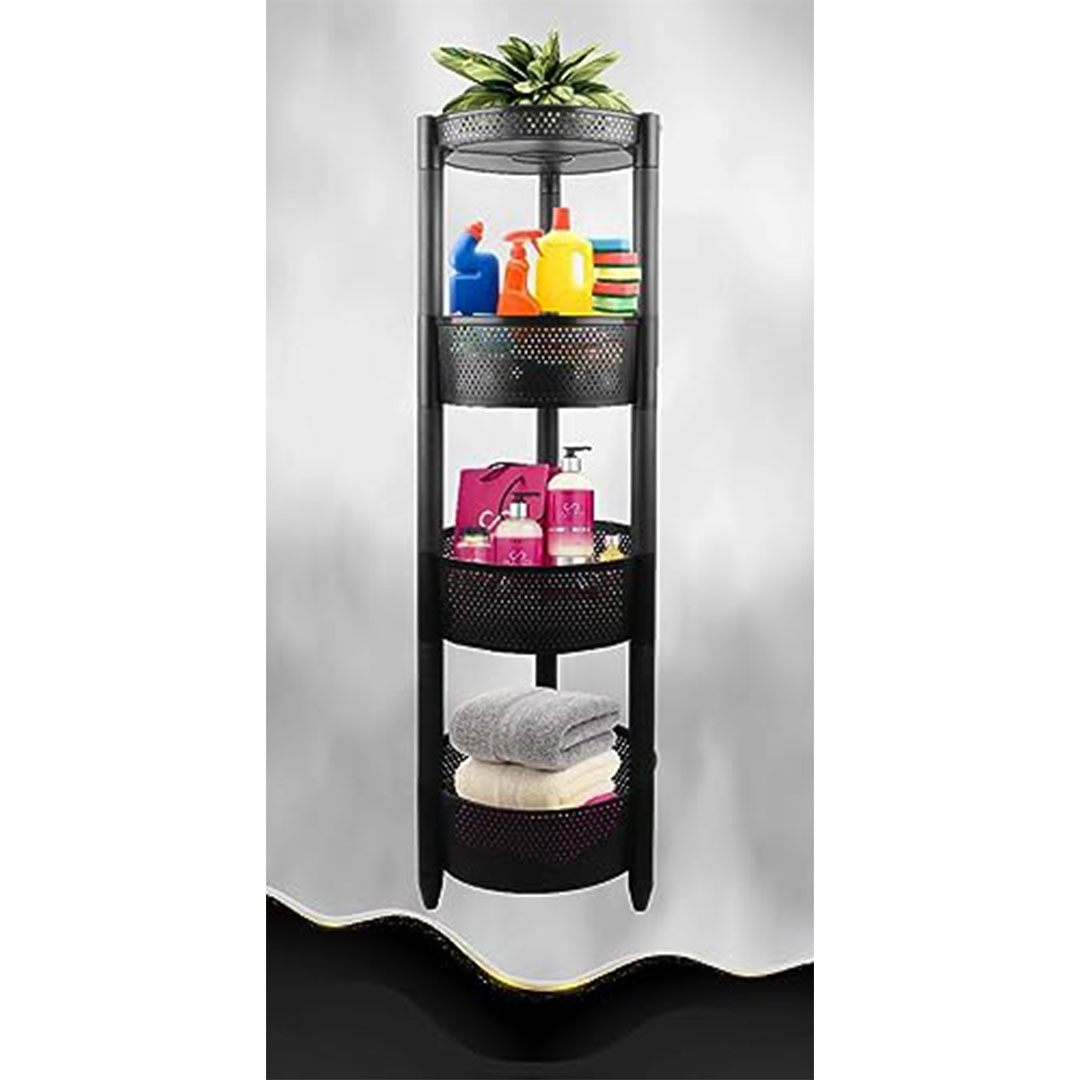 منظم دائري متعدد الأغراض - أسود - 4 أدوار