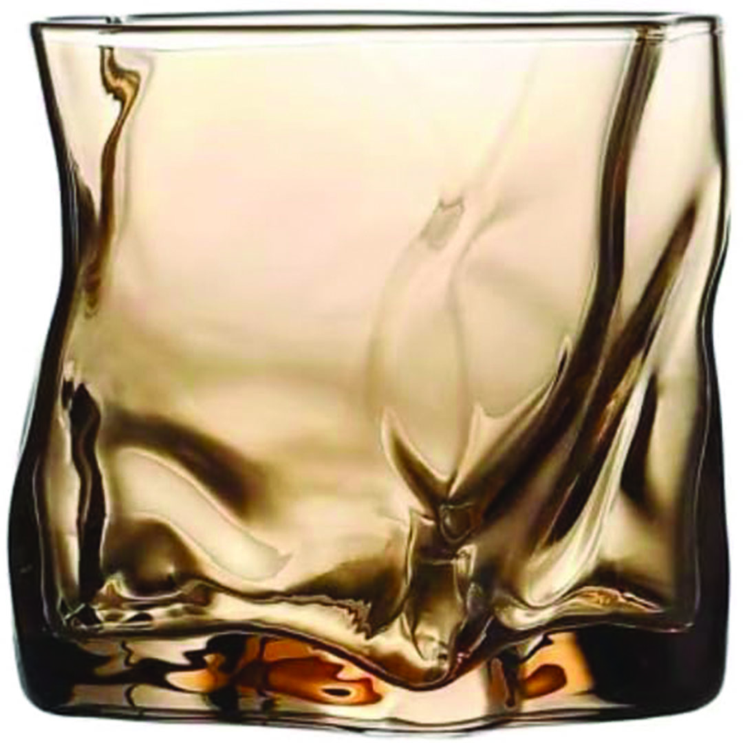 طقم كوبايات شاي - 6 قطع - 240 مللي - عسلي