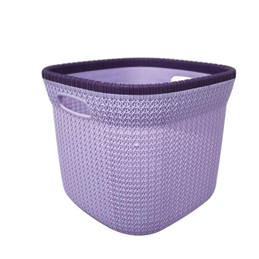 سبت غسيل بتصميم شبكي من الوطنية - بنفسجي