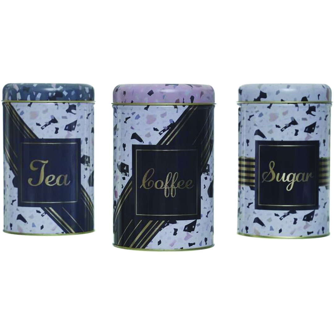 طقم توابل صاج - 3 قطع - 500 مليلتر - متعدد الألوان