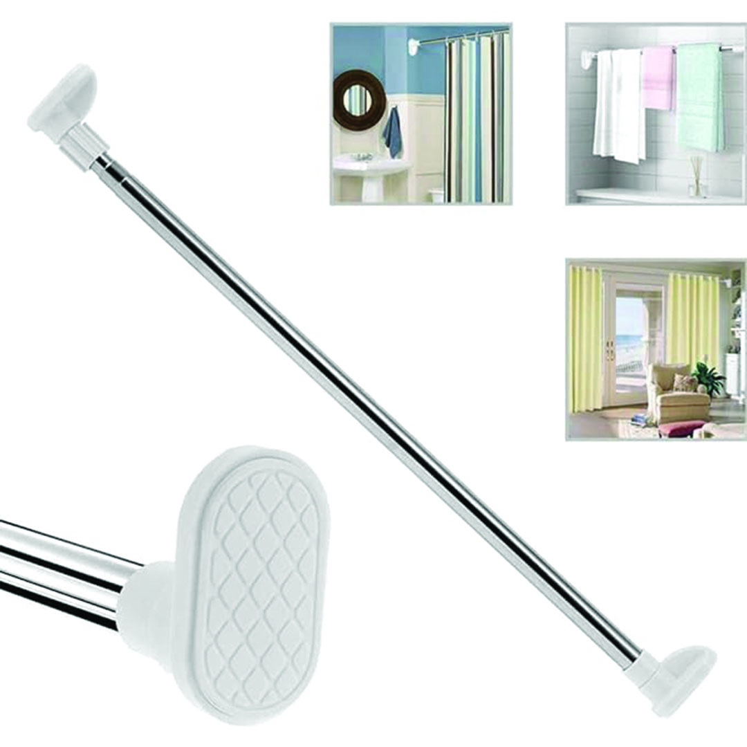 ستارة دش تلسكوبية - 140-200 سم - فضي