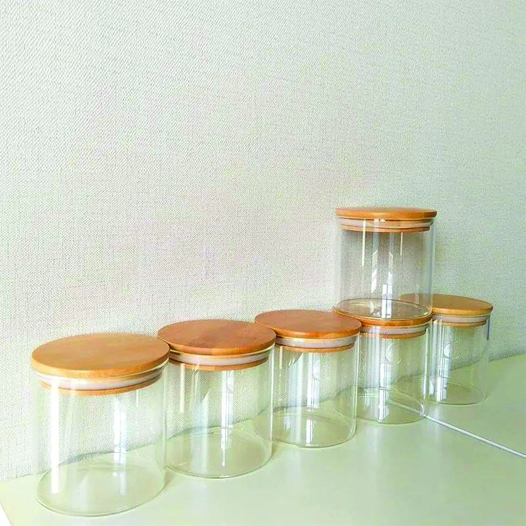 برطمان توابل زجاجي - 300 مللي - شفاف