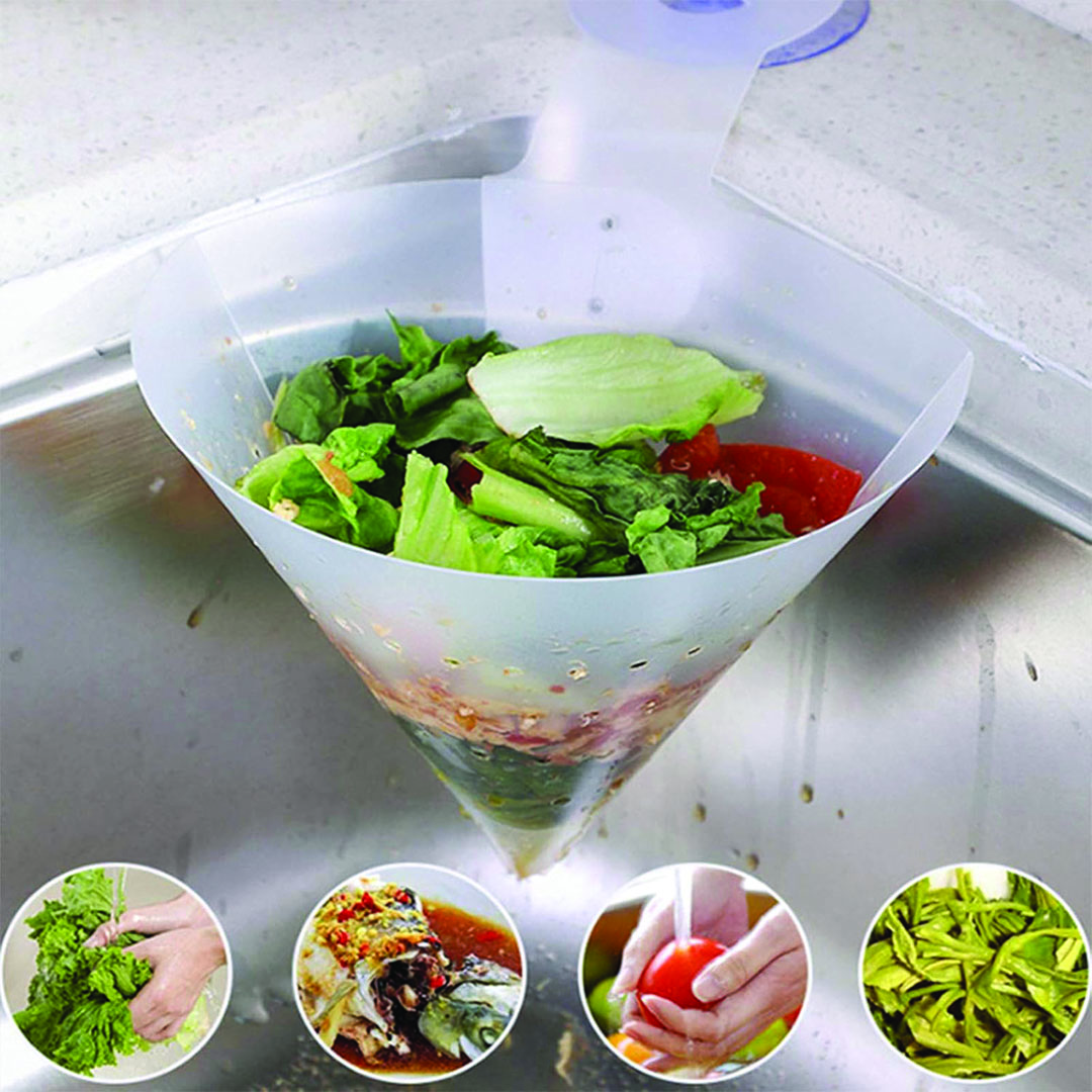 مصفاة مطبخ مضادة للانسداد - 2 قطعة - أزرق