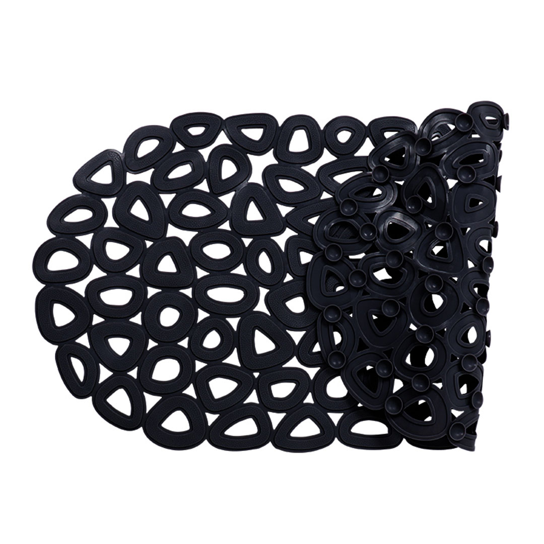 دواسه بانيو سيلكون - 69*38 سم - أسود