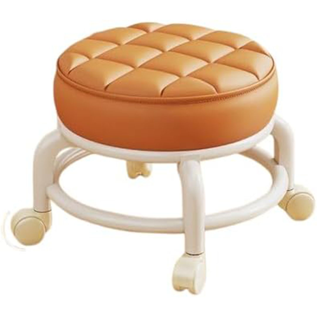 كرسي مبطن إسفنج دوار 360 درجة - بني