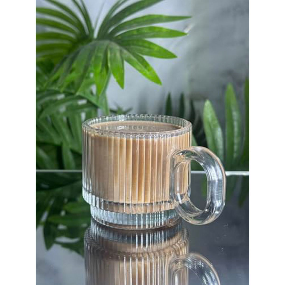 طقم اكواب مخطط سلفادور من البنا جلاس - 6 قطع