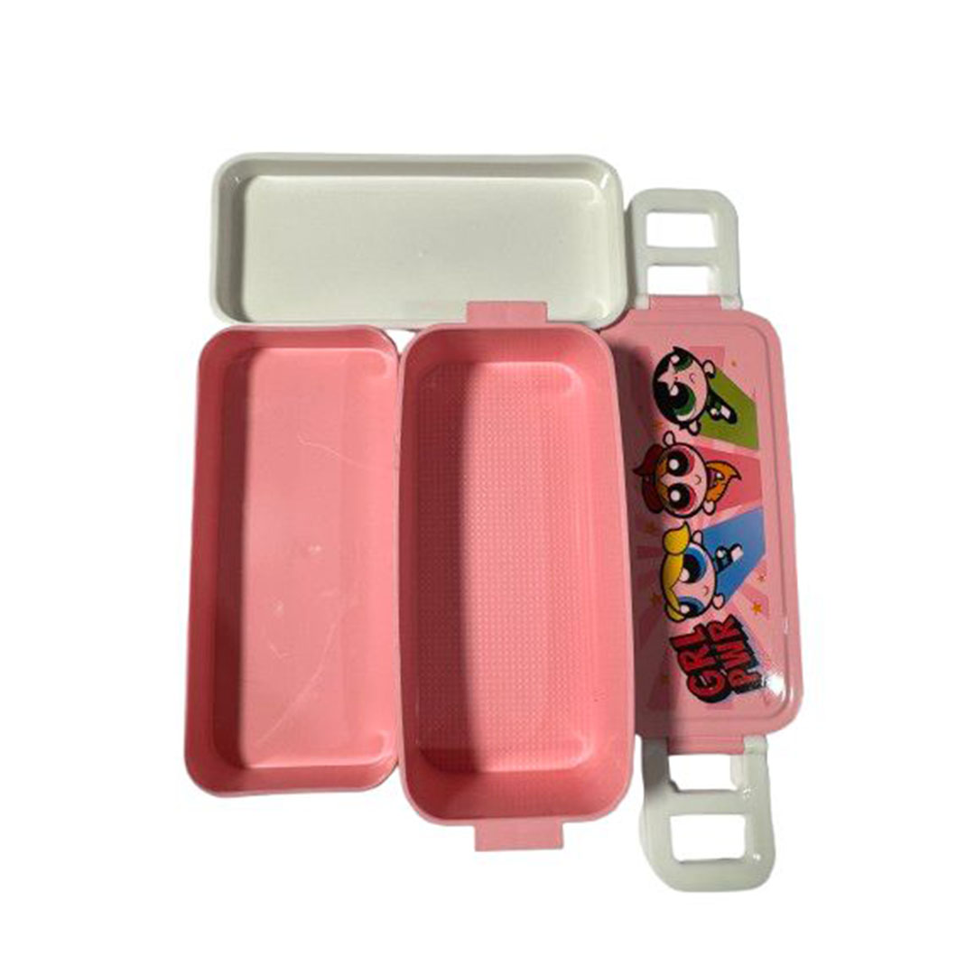 لانش بوكس باور بف جيرلز دورين - بينك - 18*8 سم