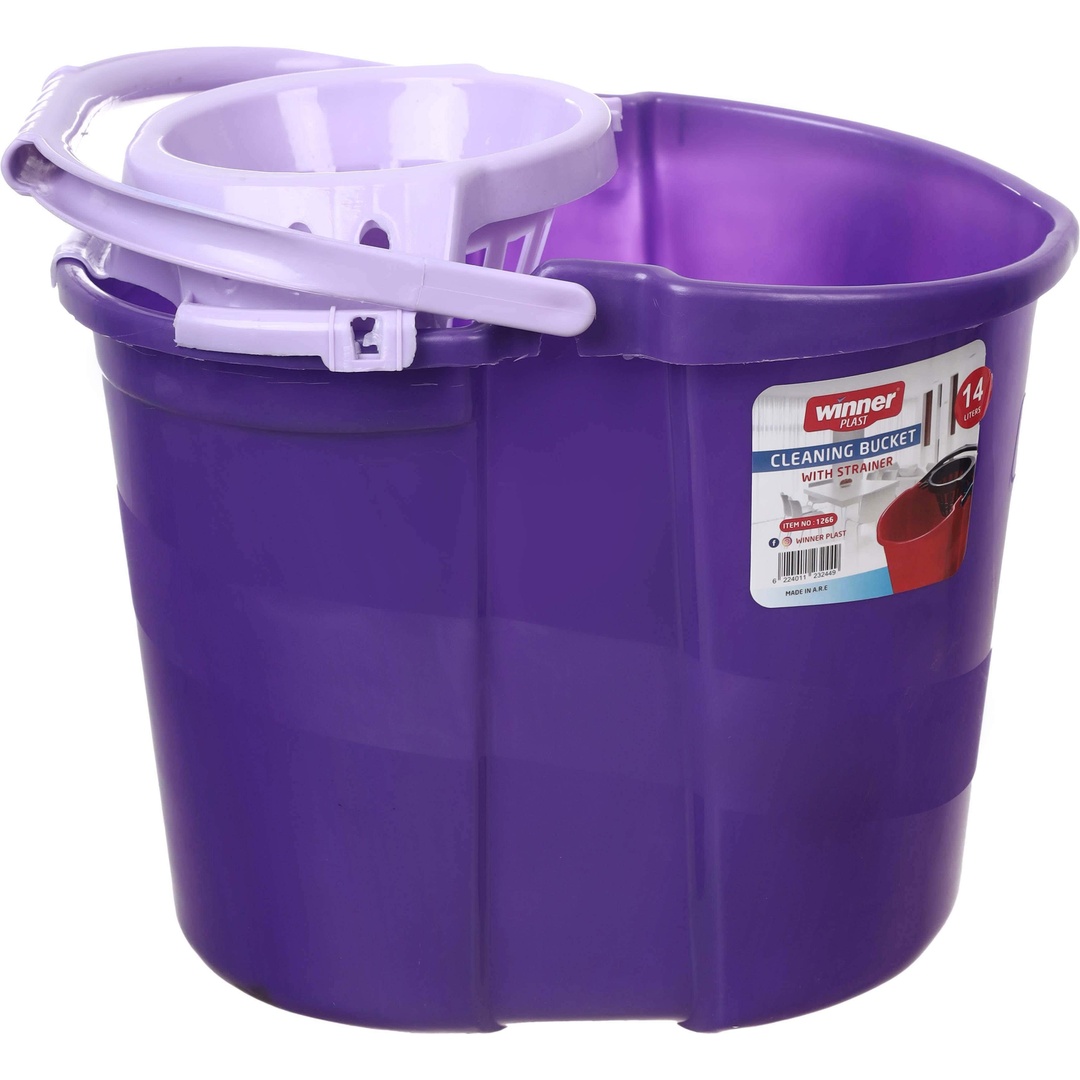 جردل تنظيف بعصارة ماكس بلاست - 14 لتر