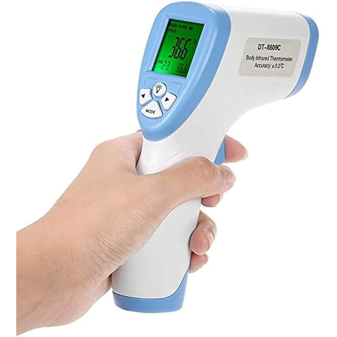 مقياس حرارة رقمي بالأشعة تحت الحمراء - LCD