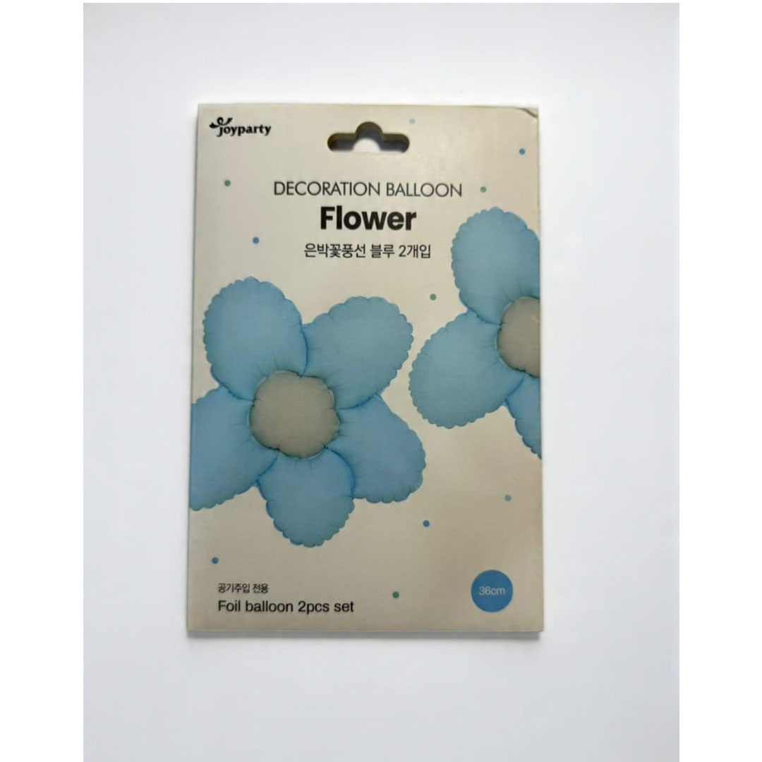 بالون هيليوم ديكوريشن شكل وردة - 2 قطعة