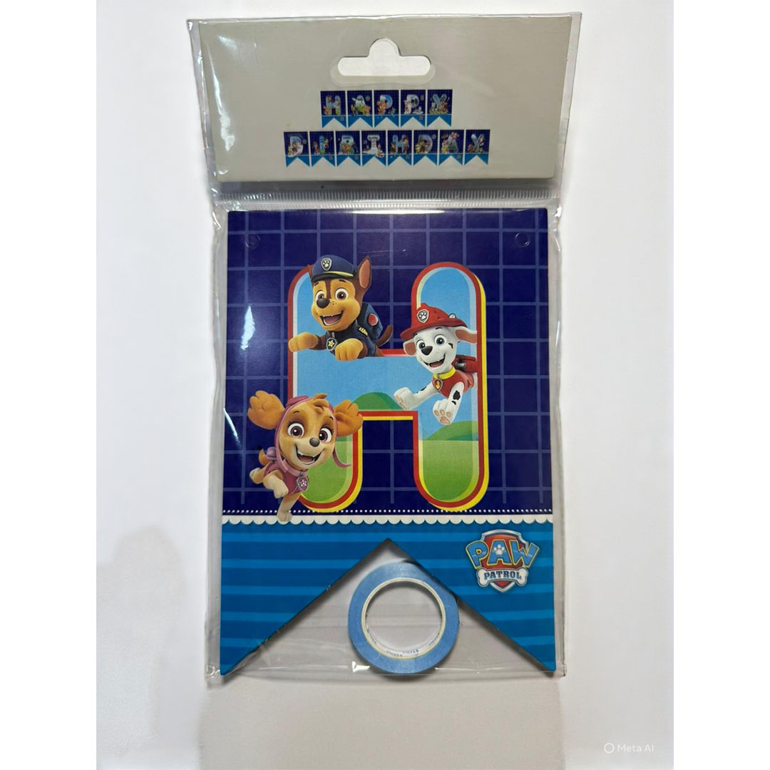 زينه حبل Happy Birthday اشكال كرتون - متعدد الالوان - RAM16-262