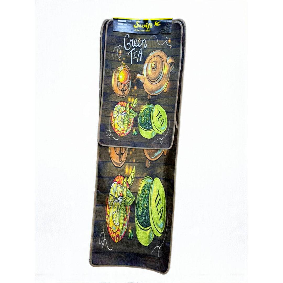 سجادة مطبخ صغيرة - 2 قطعة - متعدد الالوان - RAMT13-122