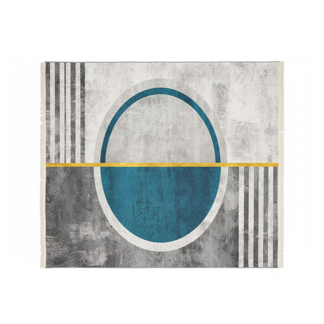 سجادة قطيفة كبيرة - 150*202 سم - متعدد الالوان - RAMT13-133