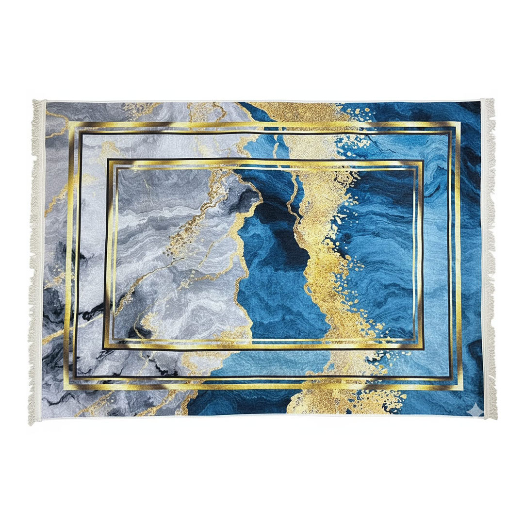 سجادة قطيفة كبيرة - 150*202 سم - متعدد الالوان - RAMT13-138