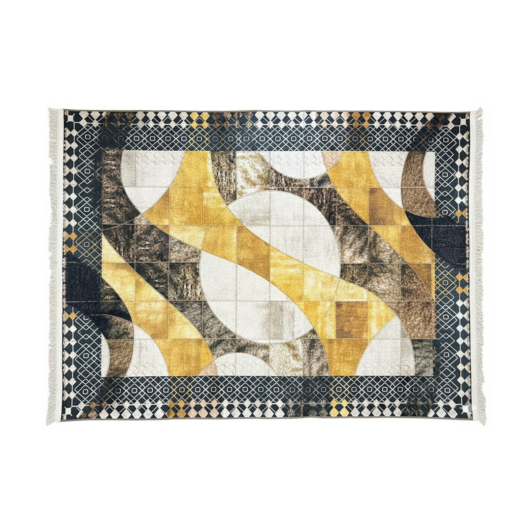 سجادة قطيفة كبيرة - 150*202 سم - متعدد الالوان - RAMT13-140