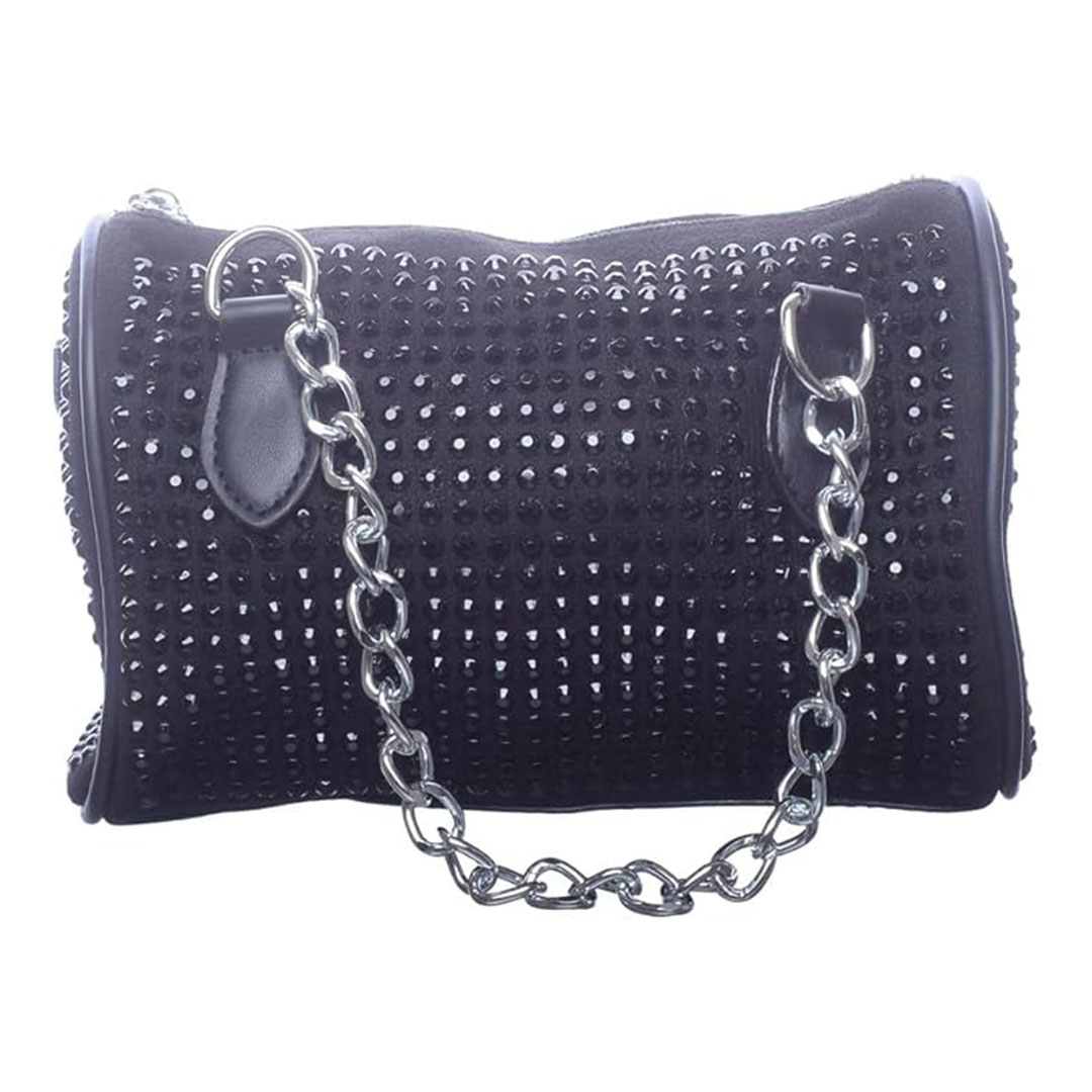 شنطة كروس شمواه للنساء ستراس - أسود - RM 117