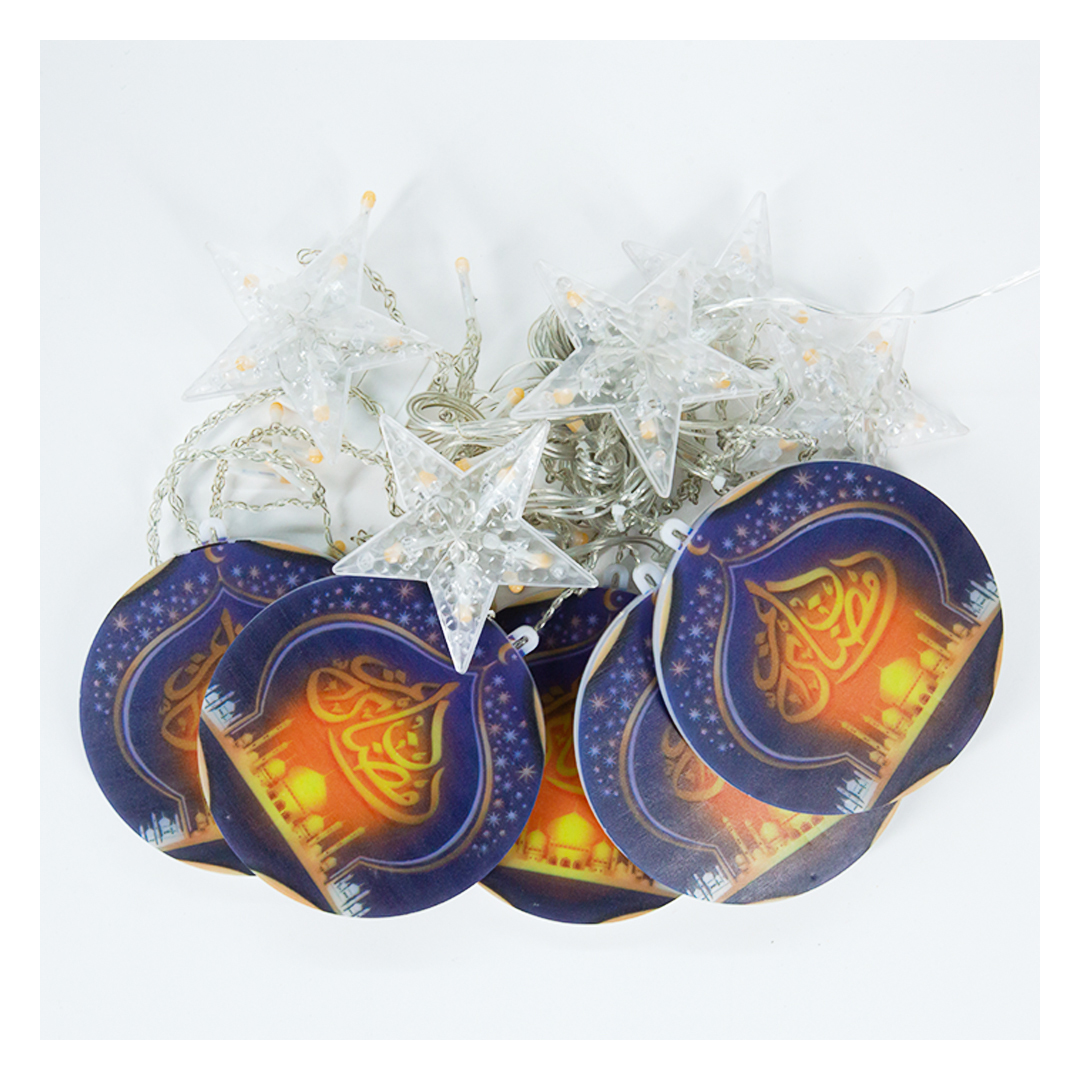 زينة رمضان مضيئة - 4 متر