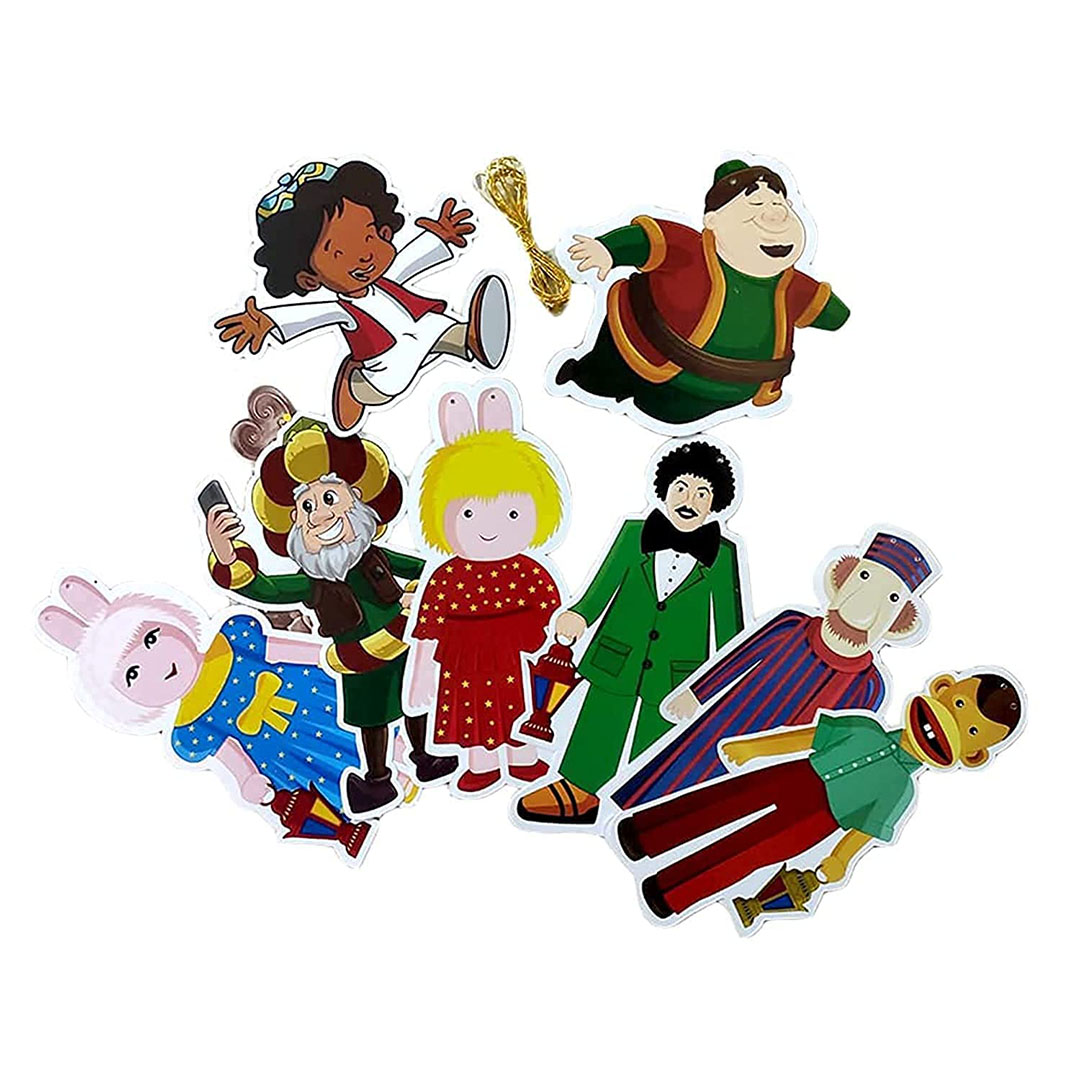 زينة رمضان تصميم شخصيات - 5 قطع