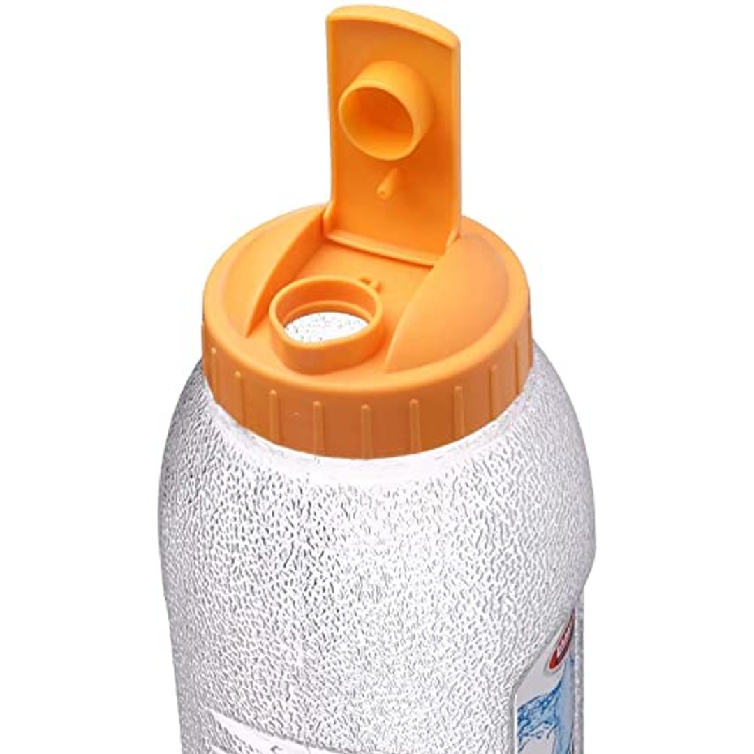 2 زجاجة مياه بلاستيك من لمسة بلاست - 1.5 لتر