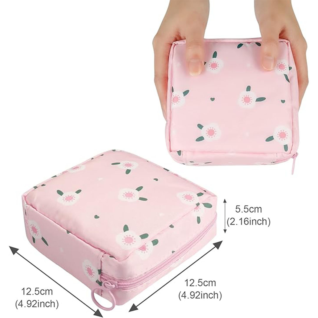 حقيبة تخزين فوط صحية - 4 قطع