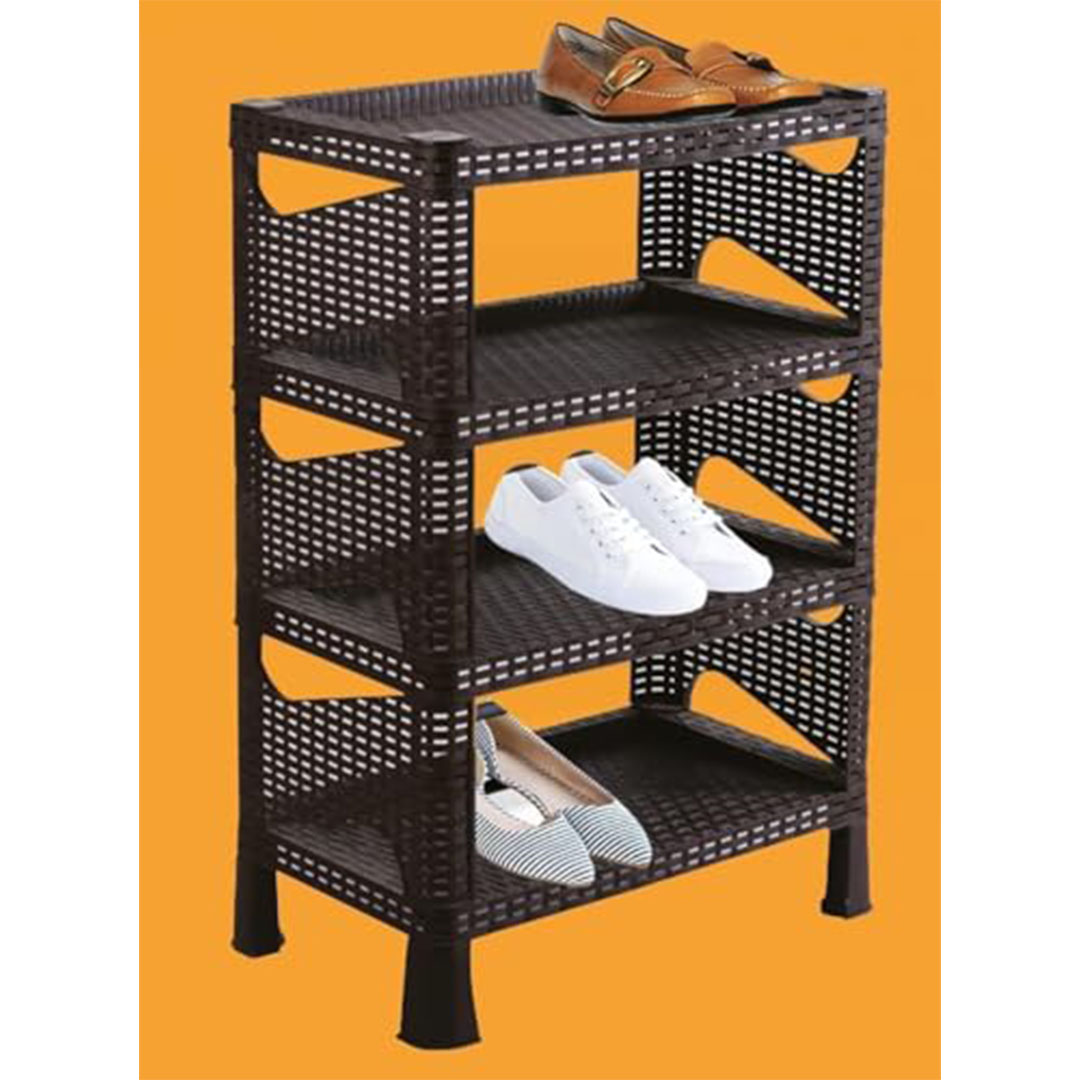 منظم أحذية من الوطنية 4 دور - بني