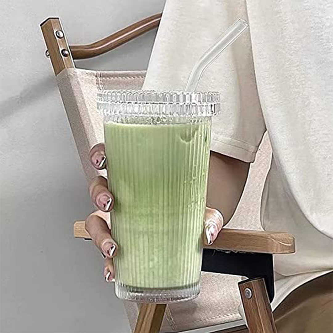 كوب قهوة مع غطاء وشفاطة - 360 مل