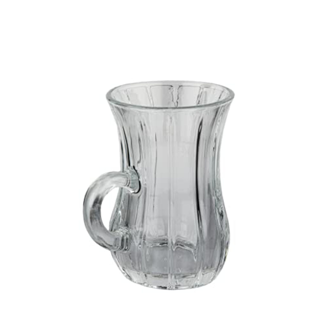 طقم أكواب شاي زجاجي من السيف - 6 قطع