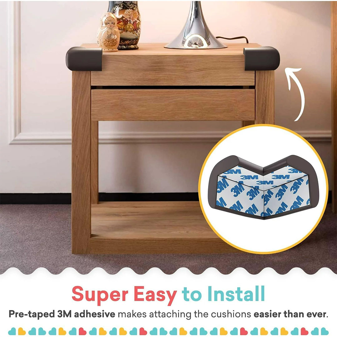 واقي زوايا - 4 قطع - متعدد الالوان