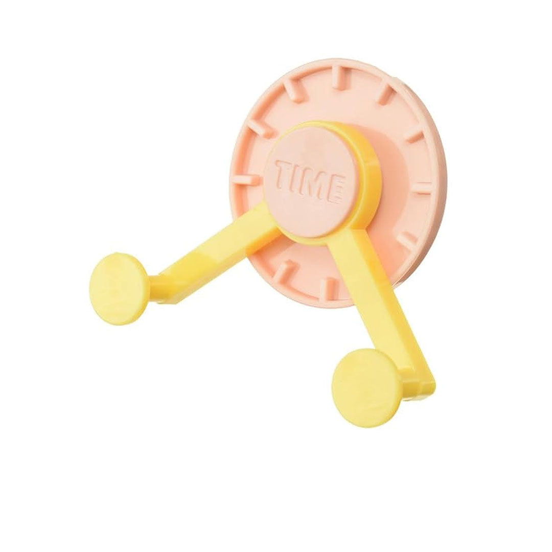 هوك لتعليق الفوط بالحمام بلاستيك - أصفر