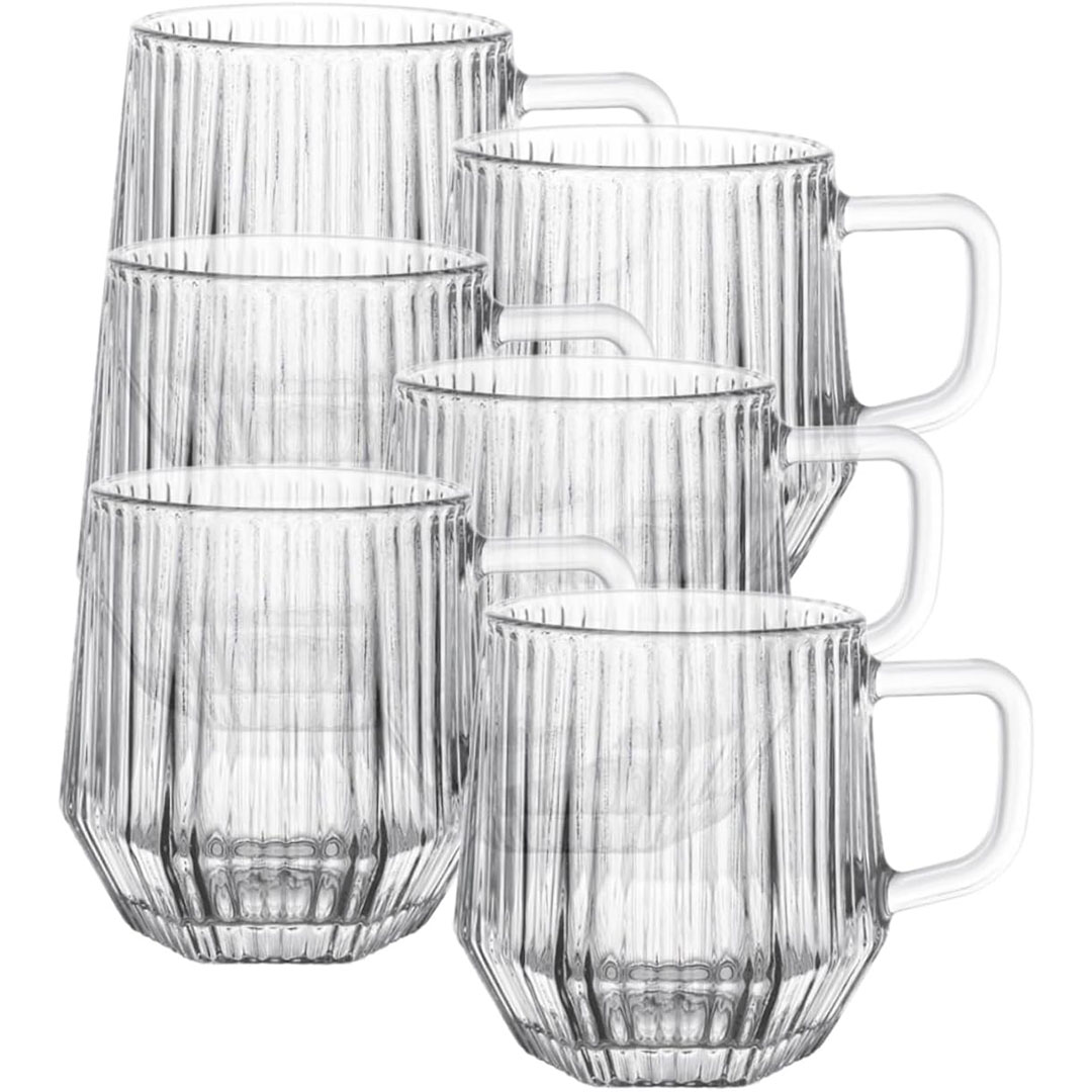 مجموعة أكواب زجاجية شفافة من كولباث - 3 قطع