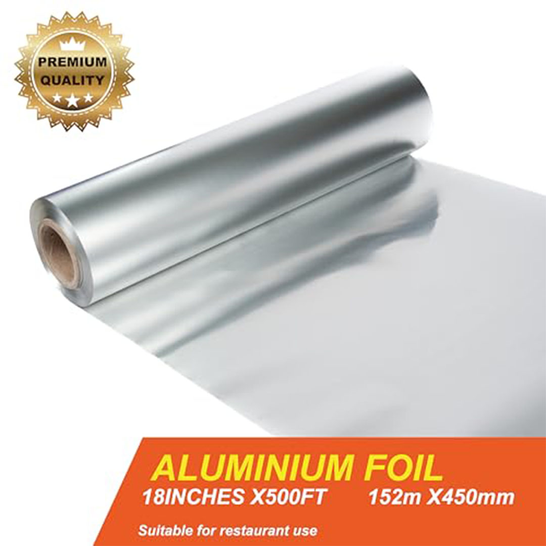 لفة الالومنيوم الفاخرة من برونز فوكس - 18 انش × 500 قدم