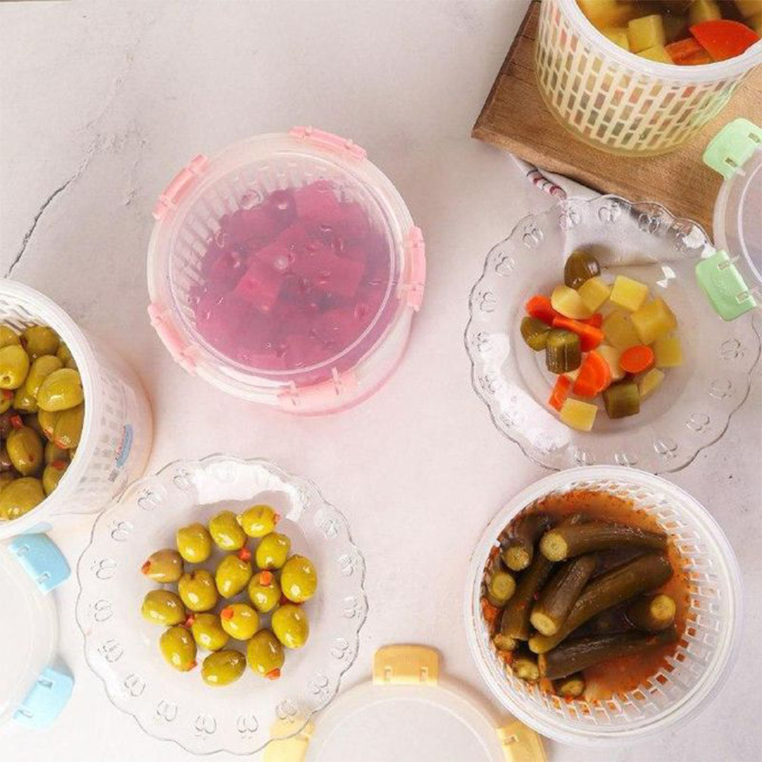 برطمان تخليل - أبيض - 2.2 لتر