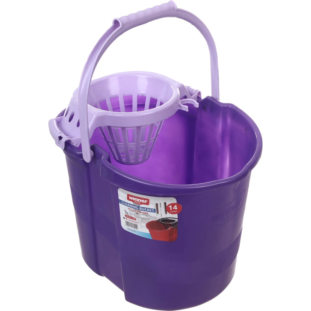 جردل تنظيف بعصارة ماكس بلاست - 14 لتر