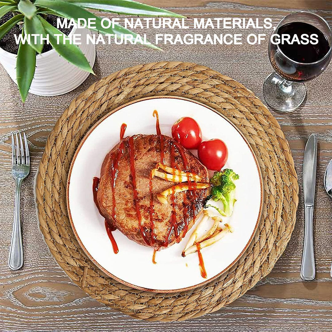 كوستر خوص دائري - 35 سم