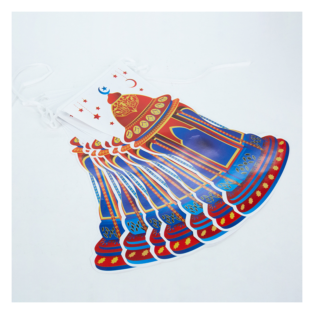 زينة رمضان ورق شكل فانوس - 3 متر