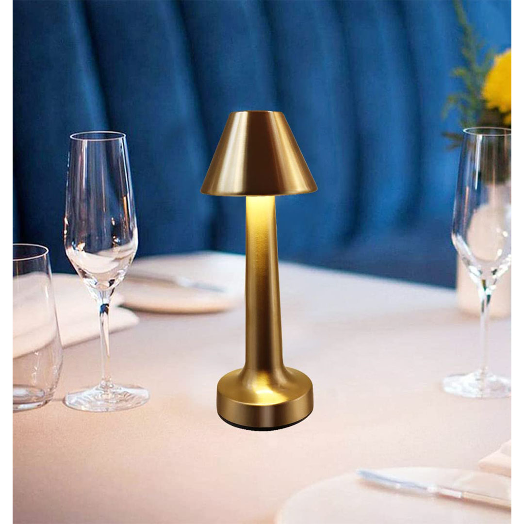 اباجورة لاسلكية قابلة للشحن تاتش - ذهبي